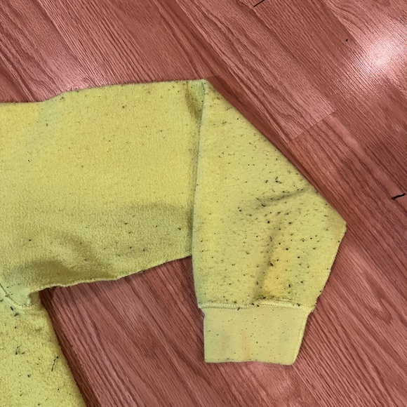 Neon Green Gildan Sweatshirt - Picture 4 of 8